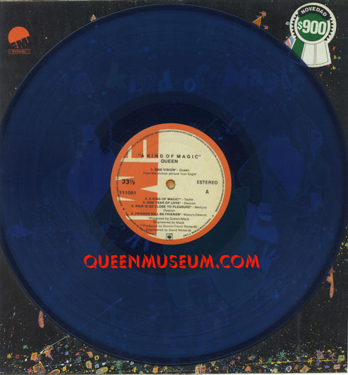 A kind Of Magic Colombia blue vinyl