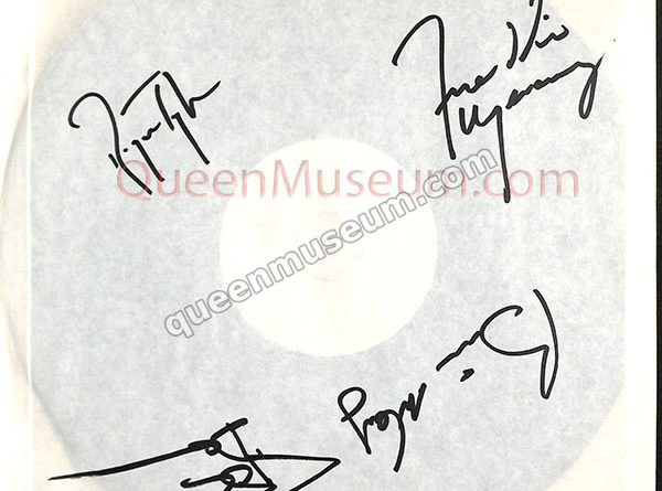 Queen A kind Of Magic Test Pressing Autyopgraphed