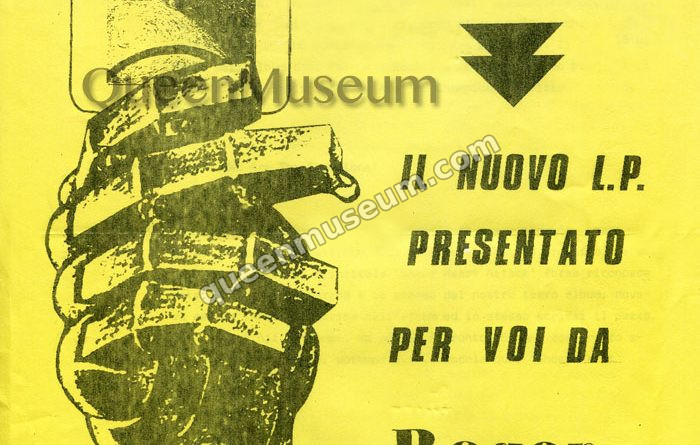 Queen Roger Taylor interview EMI Italiana