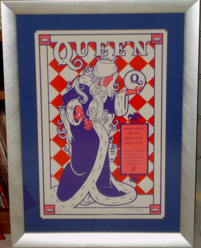 Queen Cleveland 78 Poster framed