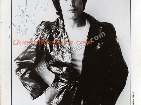 Freddie Mercury Autographed promo picture