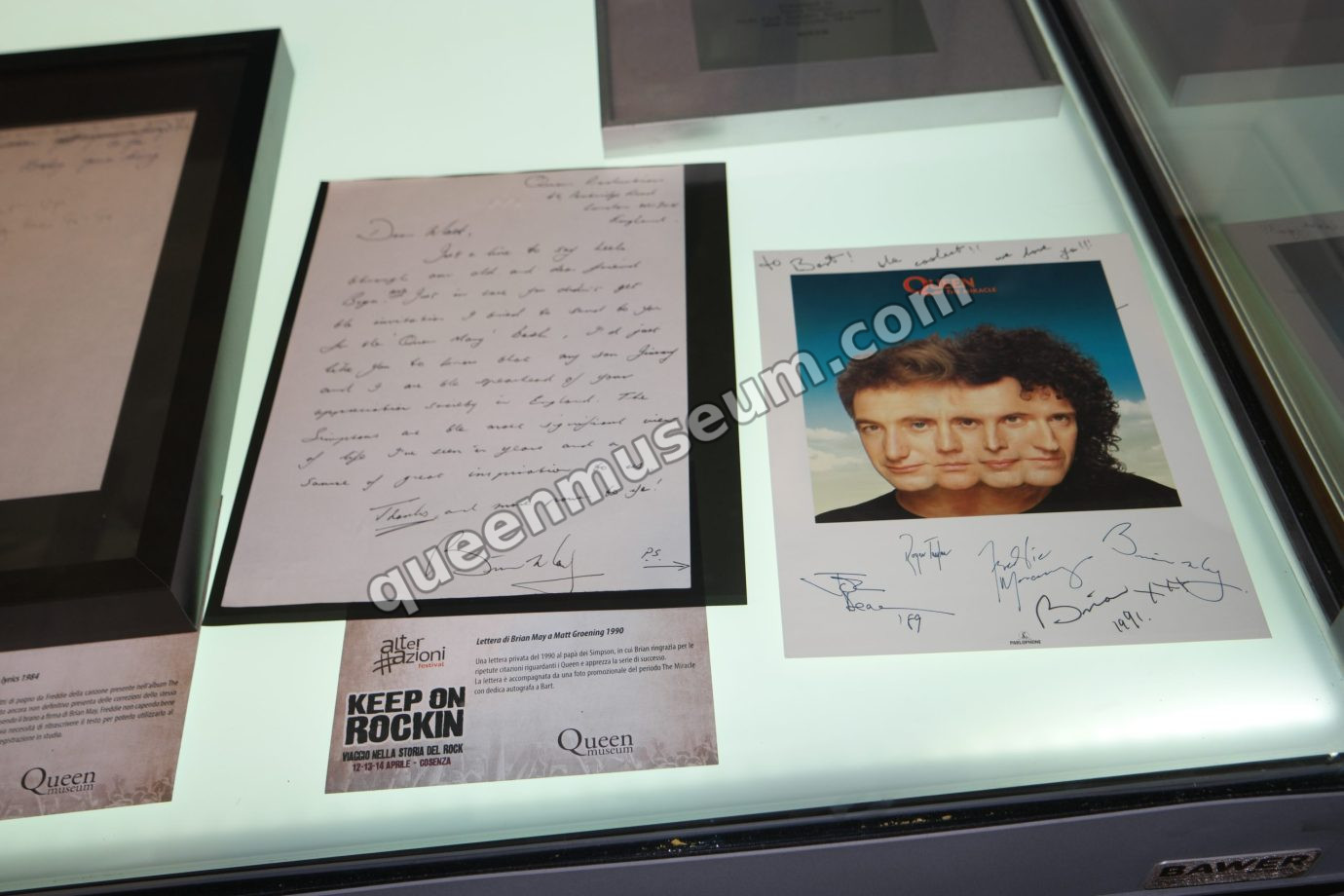 Brian May Writes to Matt Groening