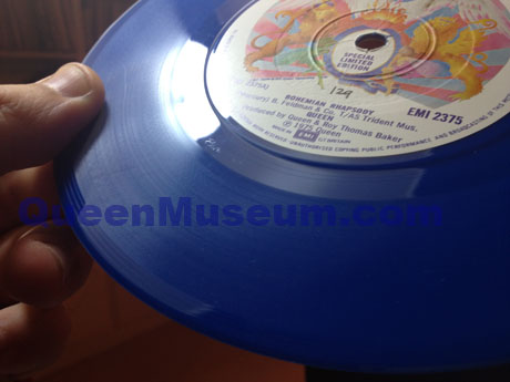 Bohemian Rhapsody blue limited edition 7" vinyl singles